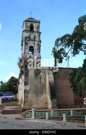 Eglise de Santa Ana, Calle José Mendoza (Santa Ana), Trinidad, la province de Sancti Spiritus, Cuba, mer des Caraïbes, l'Amérique centrale Banque D'Images