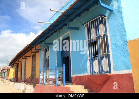 Calle José Mendoza (Santa Ana), Trinidad, la province de Sancti Spiritus, Cuba, mer des Caraïbes, l'Amérique centrale Banque D'Images