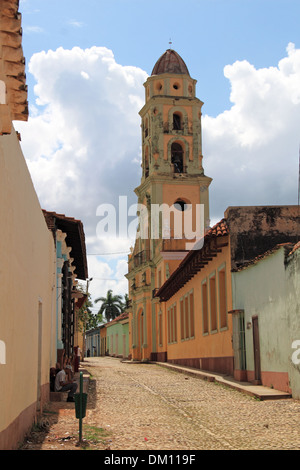 L'Iglesia y Convento de San Francisco de Asís, Trinidad, la province de Sancti Spiritus, Cuba, mer des Caraïbes, l'Amérique centrale Banque D'Images