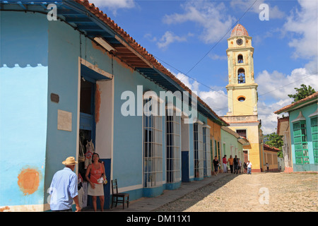 L'Iglesia y Convento de San Francisco de Asís, Trinidad, la province de Sancti Spiritus, Cuba, mer des Caraïbes, l'Amérique centrale Banque D'Images