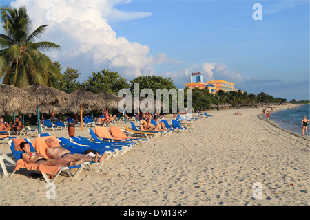 Hôtel Brisas Trinidad del Mar beach, Playa Ancón, Trinidad, la province de Sancti Spiritus, Cuba, mer des Caraïbes, l'Amérique centrale Banque D'Images