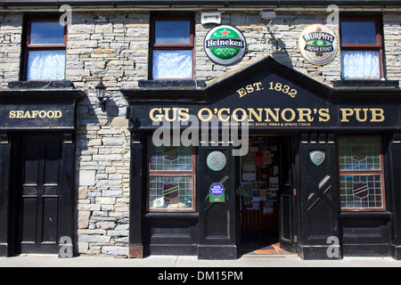 L'Irlande, le comté de Clare, Doolin, Gus O' Connor' s Pub Banque D'Images