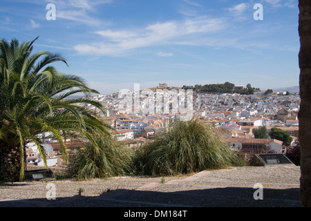 Antequera, l'un des villages blancs (Pueblos Blancos) d'Andalousie, Espagne Banque D'Images