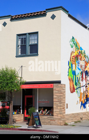 Stocker dans le quartier historique,Half Moon Bay, Californie,USA Banque D'Images