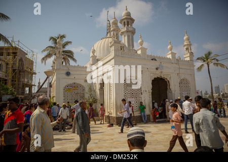 La mosquée Haji Ali dargah - Mumbai (Bombay), Inde Banque D'Images