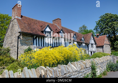 Mary Arden's House (la mère de William Shakespeare), Henley-in-Arden, Warwickshire, en Angleterre. Banque D'Images