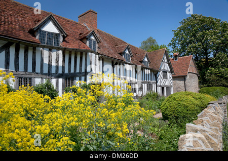 Mary Arden's House (la mère de William Shakespeare), Henley-in-Arden, Warwickshire, en Angleterre. Banque D'Images