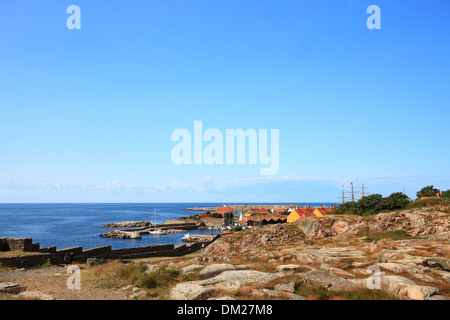 Fort Christiansoe Bornholm Island dans la région de la mer Baltique Danemark Scandinavie Europe Banque D'Images