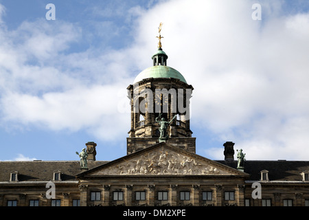 Palais Royal Place du Dam Amsterdam.Les Pays-Bas Banque D'Images