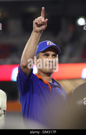 Boise State Broncos bataille contre le TCU Horned Frogs dans la 39e Fiesta Bowl annuel parrainé par les Tostitos. (Crédit Image : © Tony Leon/ZUMApress.com) Southcreek/mondial Banque D'Images