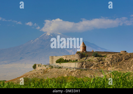 Caucase du Sud Caucase Arménie Eurasie Khor Virap Lusarat Ararat Noe architecture de montagne l'histoire de l'église image historique Banque D'Images