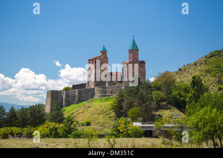 Kaheti Gremi complexe château d'architecture de la région du Caucase Géorgie forteresse Eurasie histoire vert paysage historique monastère Banque D'Images