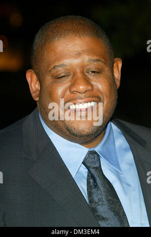 18 mars 2002 - Los Angeles, Californie - PANIC ROOM PREMIERE.AU LOEWS CENTURY PLAZA DE LOS ANGELES.Forest Whitaker. BARRETT FITZROY / 03-18-2002 K24431FB (D)(Image Crédit : © Globe Photos/ZUMAPRESS.com) Banque D'Images