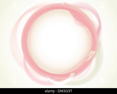 Cercle aqua rose pastel abstrait Illustration de Vecteur