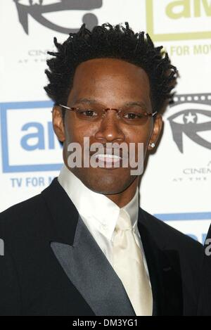 Le 6 décembre, 2002 - Los Angeles, California, UNITED STATES - Jamie Foxx ...17TH ANNUAL AMERICAN CINEMATHEQUE AWARD..RESPECT Denzel Washington. Au BEVERLY.HÔTEL HILTON. BEVERLY HILLS, Californie. BARRETT FITZROY / 12/06/2002 . K27609FB - (D)(Image Crédit : © Globe Photos/ZUMAPRESS.com) Banque D'Images