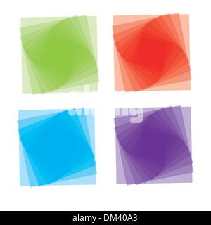 Vector cartoon style icon set Illustration de Vecteur