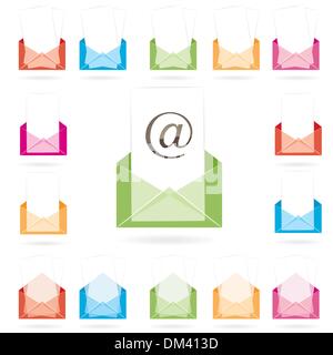 Icône de l'enveloppe. vector illustration Illustration de Vecteur