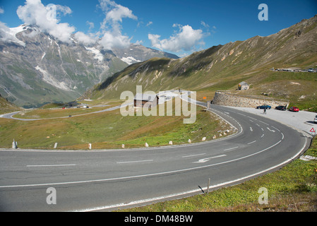 Pass-Strasse Grossglockner, Tyrol, Autriche, Banque D'Images