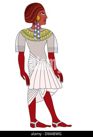 Vector Femme de l'Égypte ancienne Illustration de Vecteur