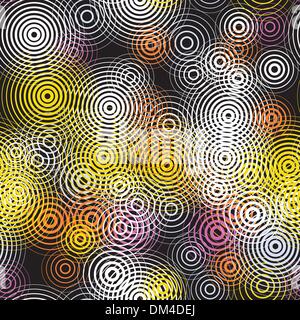 Tuile transparente cercles Illustration de Vecteur