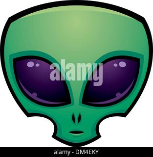 Alien Head Icon Illustration de Vecteur