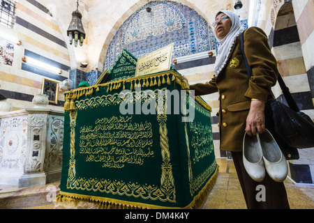 Mausolée de Saladin, Damas, Syrie Banque D'Images