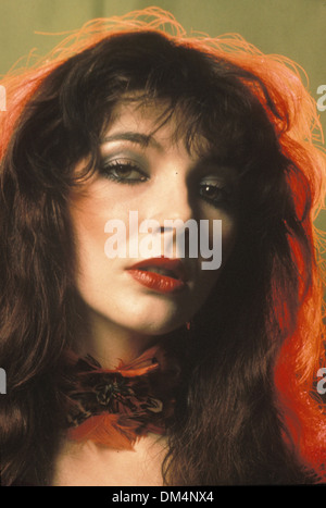 La chanteuse pop anglaise Kate Bush en 1978 Banque D'Images