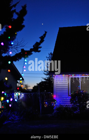 X-mas et célébrations de fin d'année, San Jose CA Banque D'Images