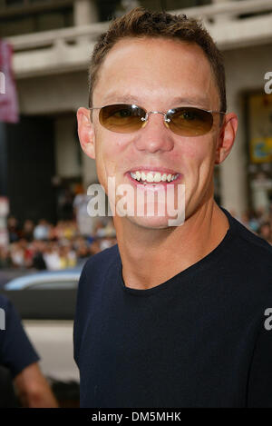 8 juin 2002 - Los Angeles, Californie - SCOOBY-DOO WORLD PREMIERE.AT GRAUMAN'S Chinese Theatre de Los Angeles, CA.MATTHEW LILLARD. BARRETT FITZROY / 6-8-2002 K25233FB (D)(Image Crédit : © Globe Photos/ZUMAPRESS.com) Banque D'Images