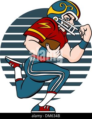 Joueur de football Illustration de Vecteur