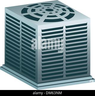 L'unité de climatiseur Illustration de Vecteur