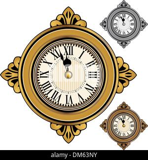 Jeu de l’horloge Illustration de Vecteur