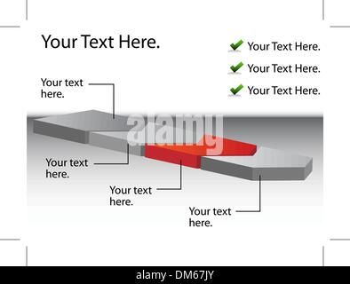 Schéma Flèche Chevron Illustration de Vecteur