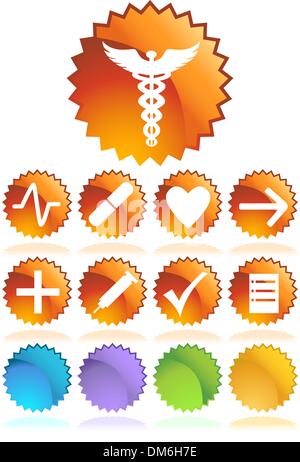 Medical Icons - Seal Illustration de Vecteur