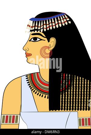 Femme de l'Égypte ancienne - vector Illustration de Vecteur