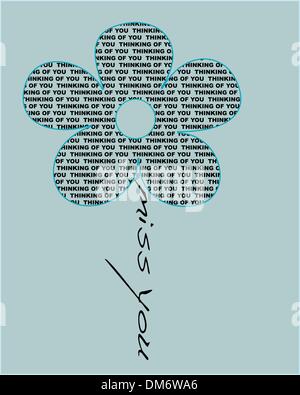 Miss que vous fleur Illustration de Vecteur