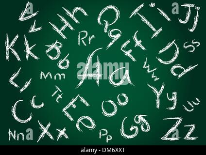Alphabet transparent Background Illustration de Vecteur
