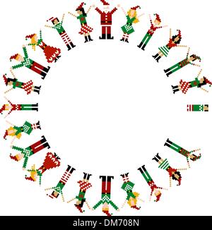 Merry Xmas happy circelebration Illustration de Vecteur