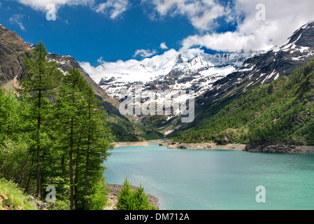 L'Italie, Val d'Aoste, de la Vallée de Valpelline Banque D'Images