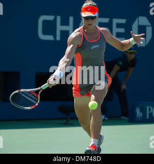 Samantha Stosur US Open 2012 Women's Match - Samantha Stosur v Varvara Lepchenko - USTA Billie Jean King National Tennis Center Banque D'Images