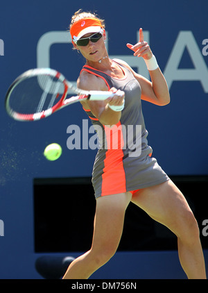 Samantha Stosur US Open 2012 Women's Match - Samantha Stosur v Varvara Lepchenko - USTA Billie Jean King National Tennis Center Banque D'Images