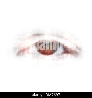 Digital - eye. Abstract illustration. EPS 8 Illustration de Vecteur