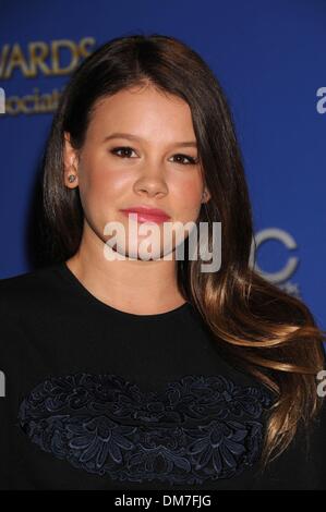 Beverly Hills, CA, USA. Dec 12, 2013. Dec 12, 2013 - Los Angeles, CA, United States - Miss Golden Globe 2014 SOSIE BACON à l'annonce des nominations aux Golden Globe 2014 tenue à l'hôtel Beverly Hilton, à Los Angeles. Crédit : Paul Fenton/ZUMAPRESS.com/Alamy Live News Banque D'Images