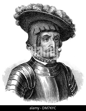 Albert III ou Albrecht III., Albert Achille, Albrecht Achilles, 1414 - 1486, un prince-électeur de Brandebourg le margraviat de Banque D'Images