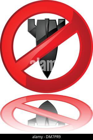 Non à la guerre Illustration de Vecteur