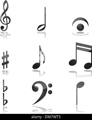 Notes de musique Illustration de Vecteur