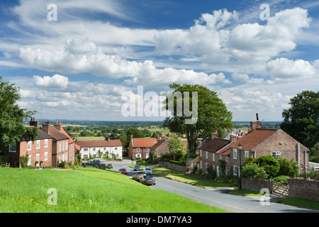 Village Green Crayke dans Yorkshire du Nord. Banque D'Images