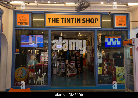 La boutique Tintin, Singapour Banque D'Images