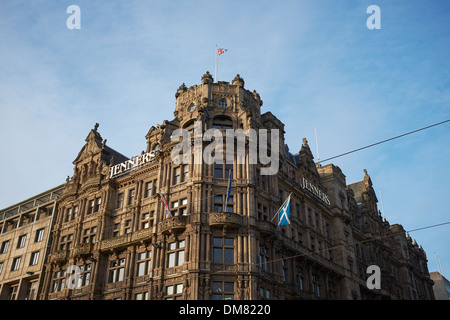 De l'extérieur du grand magasin Jenners sur Princes Street dans le centre-ville d'Édimbourg Banque D'Images