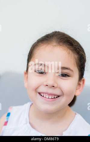 Caucasien enfant portrait Banque D'Images